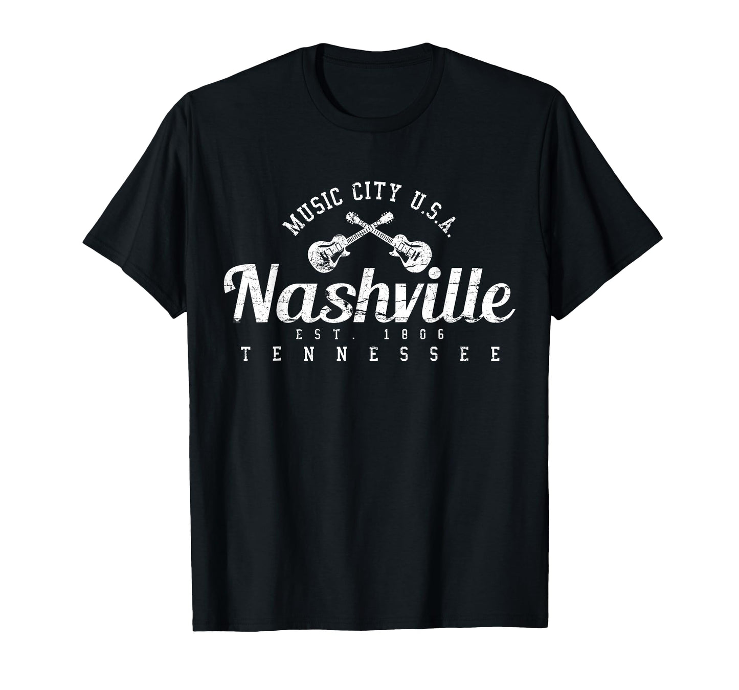 Nashville T-Shirt Tennessee Country Music USA Shirt Gift T-Shirt