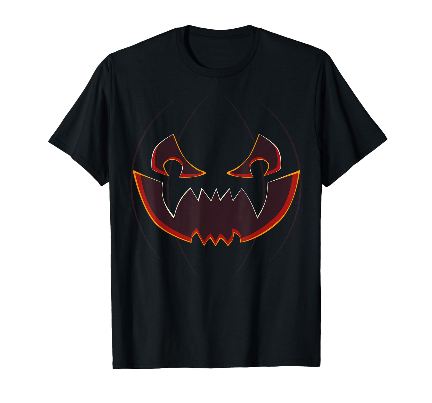 Jack O' Lantern Face Pumpkin Funny Halloween Costume T-Shirt