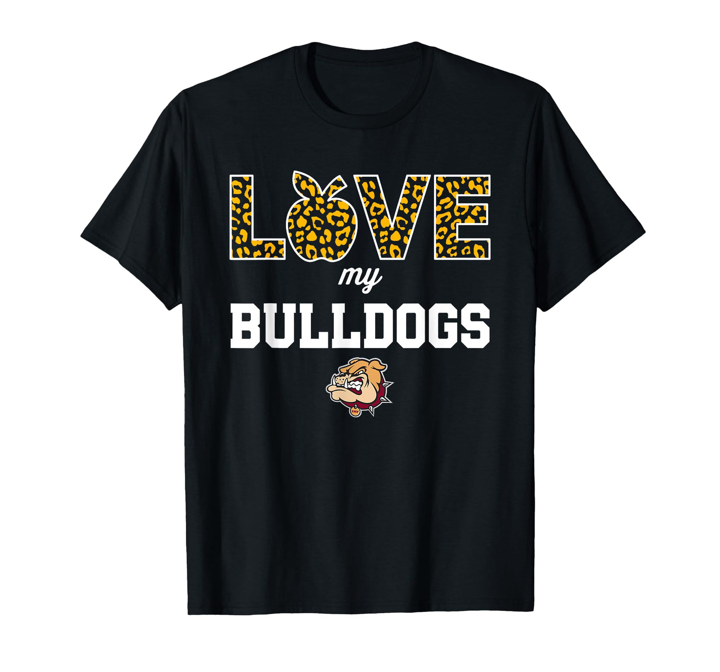 Stow-Munroe Falls Bulldogs Logo Love My Team HS T-Shirt