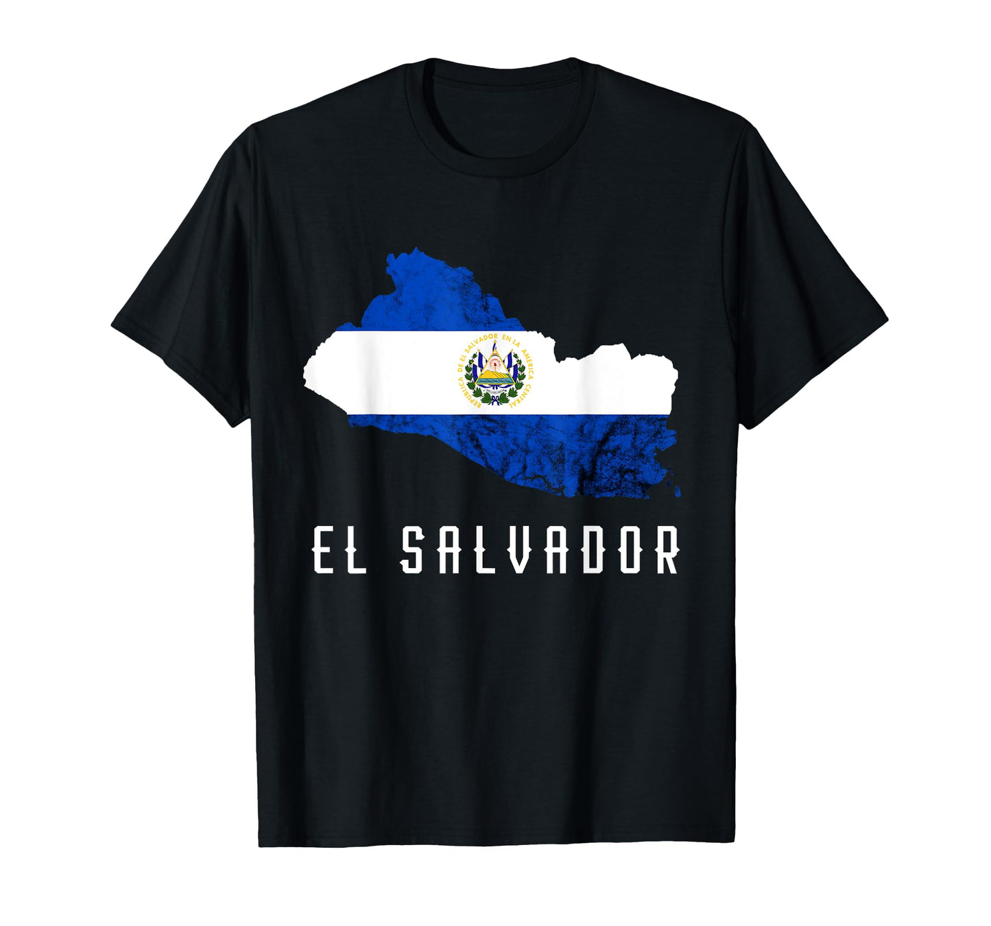 El Salvador Republica De El Salvador Map Salvadorean T-Shirt