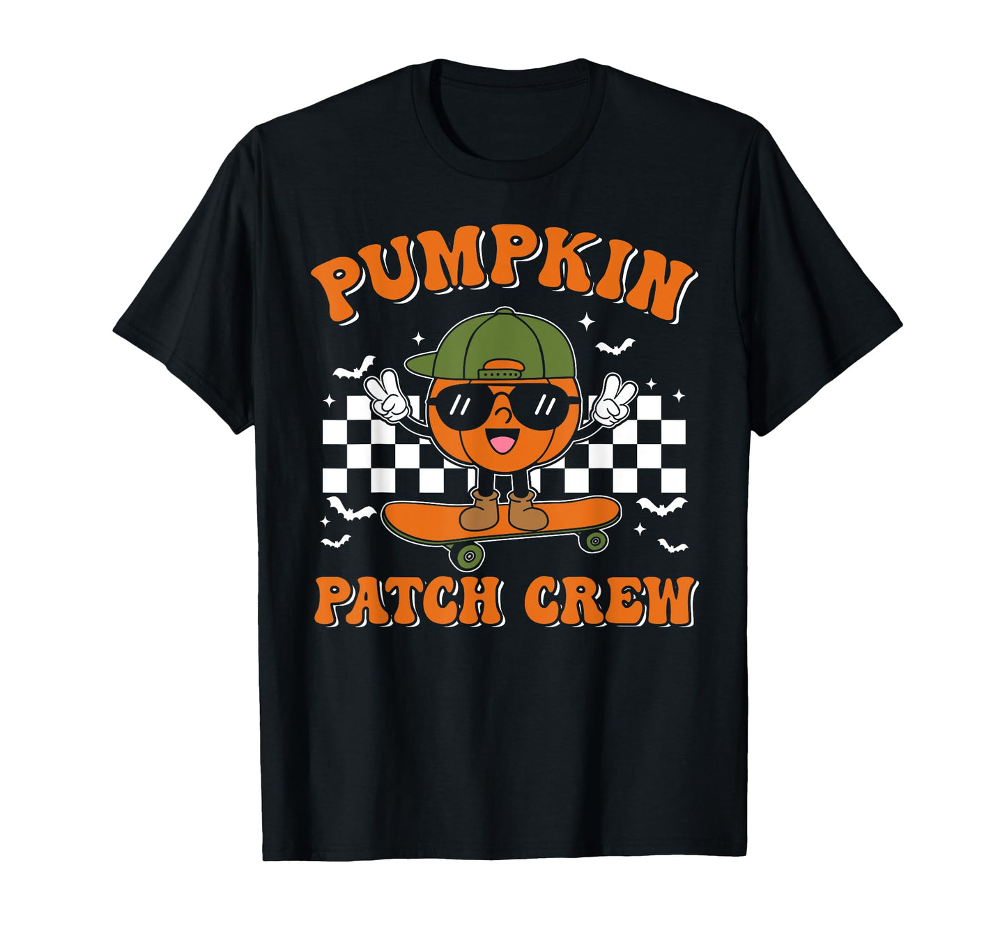 Groovy Pumpkin Patch Crew Pumpkin Patch Crew Fall Halloween T-Shirt