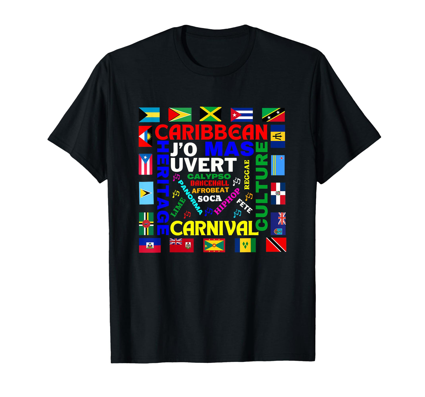 Caribbean Caribana Toronto Soca Reggae Dances of Islands T-Shirt