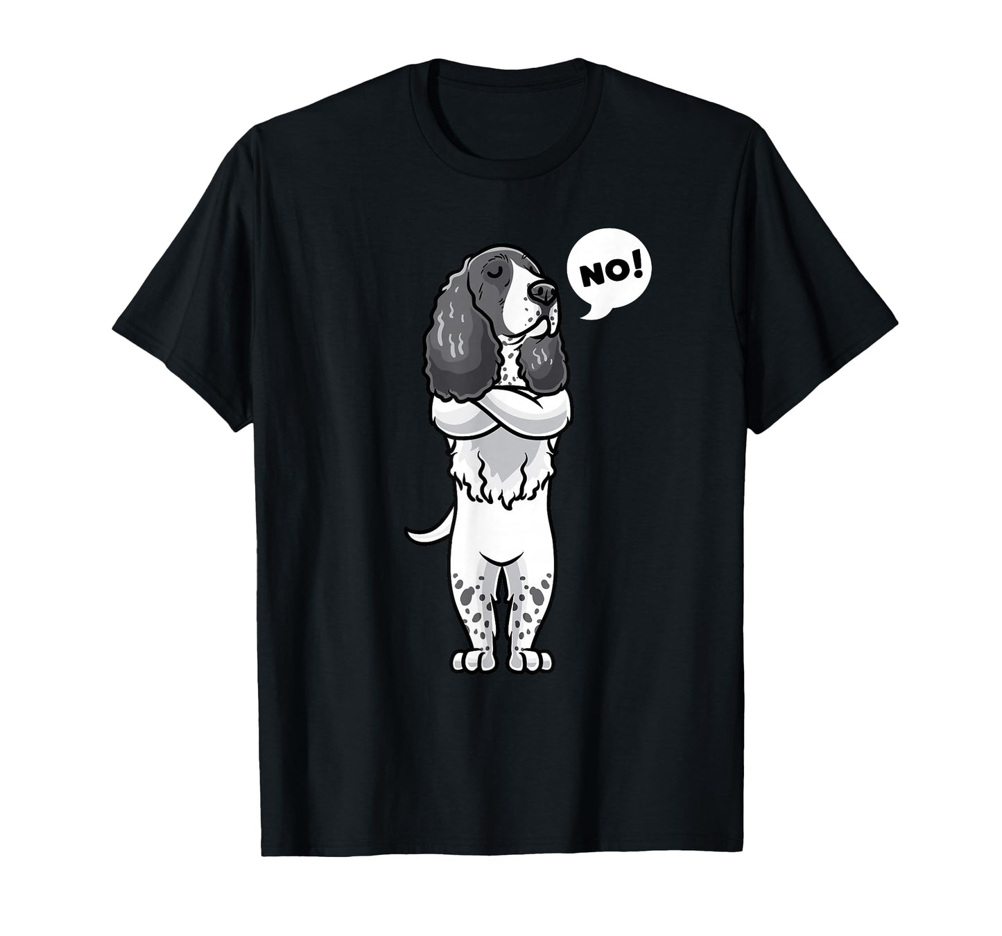 Stubborn English Springer Spaniel Dog Funny T-Shirt