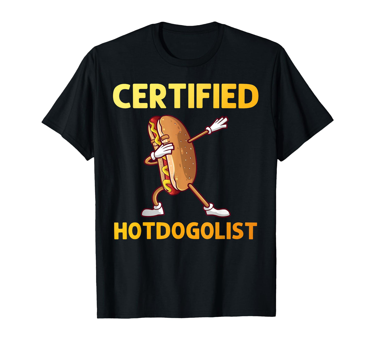 Cool Hotdog Outfit for Men Women Adult Hotdog Hot Dog Lover T-Shirt