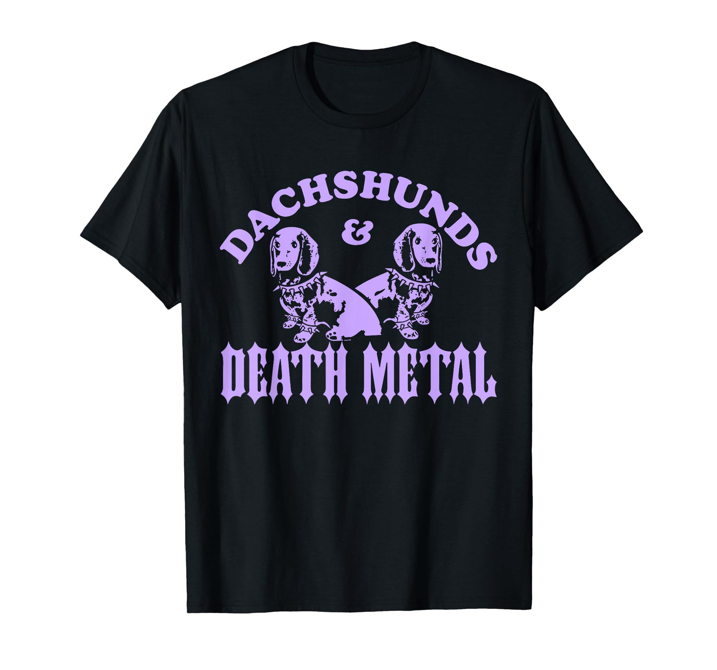 Dachshunds And Death Metal - Heavy Metal Music Lovers Dogs T-Shirt