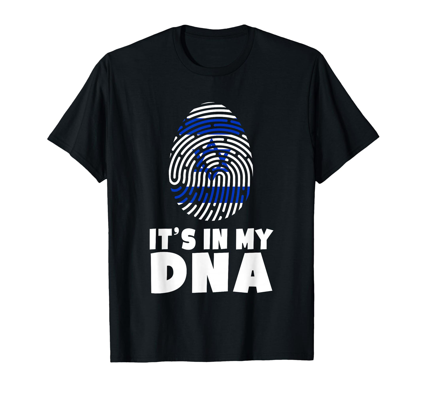 It's In My DNA Jewish Israel Flag Proud Hebrew Roots Gift T-Shirt