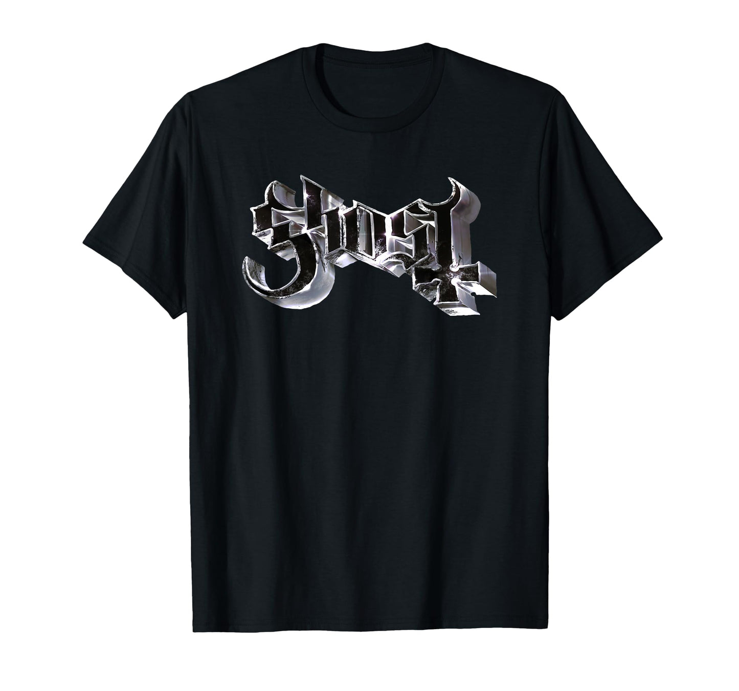 Ghost – Skeleta Chrome Logo T-Shirt