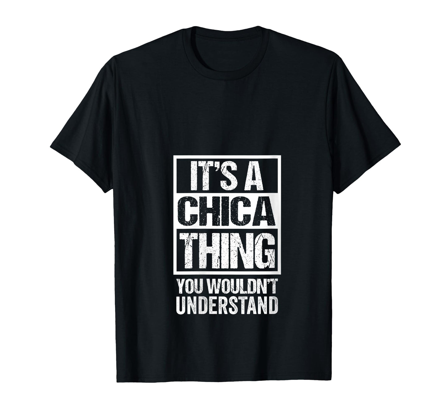 Womens It's A Chica Thing You Wouldn't Understand V-Neck T-Shirt
