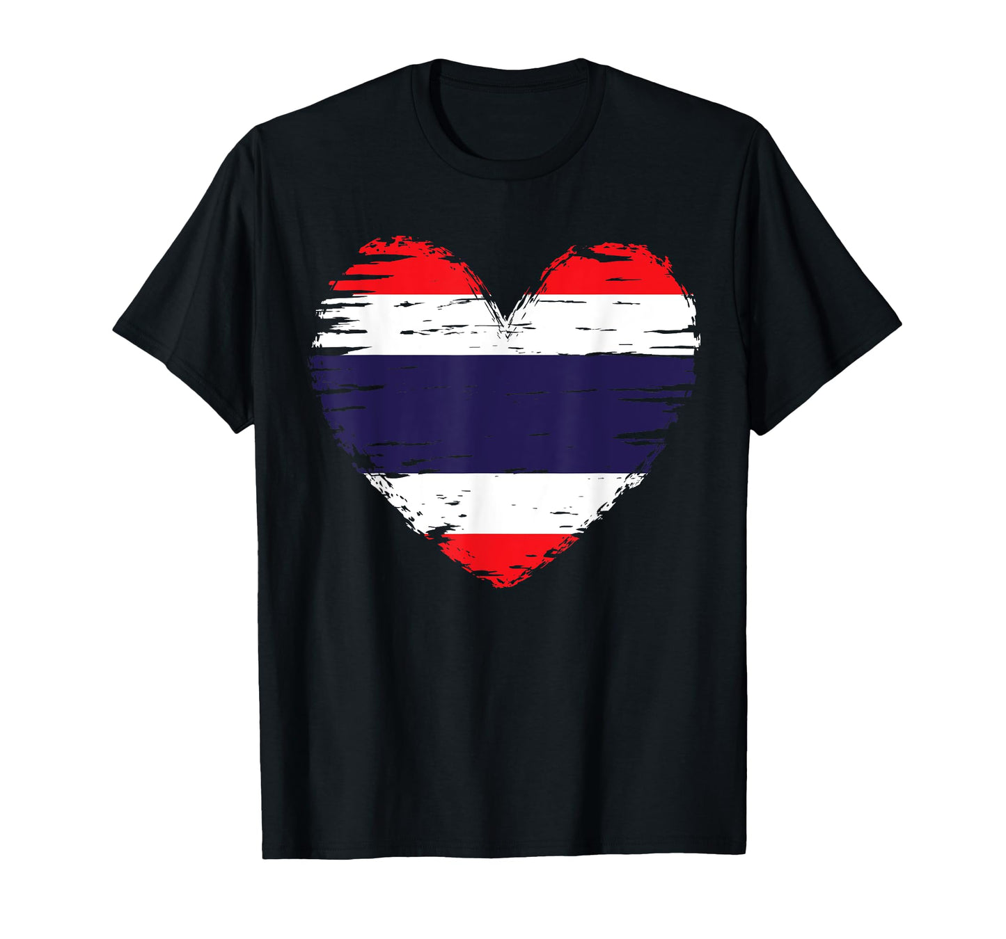 Thailand Heart Outfit - Thailand Heart Flag I love Thailand T-Shirt