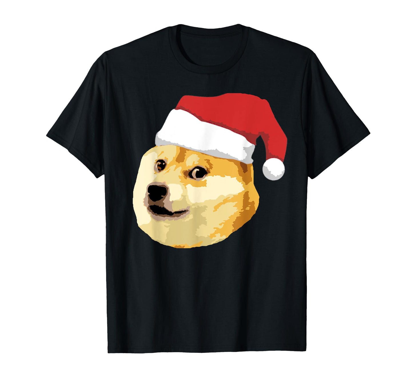 Christmas Doge Meme Shiba Inu Funny Japanese Dog Santa Hat T-Shirt for Men Women Kids