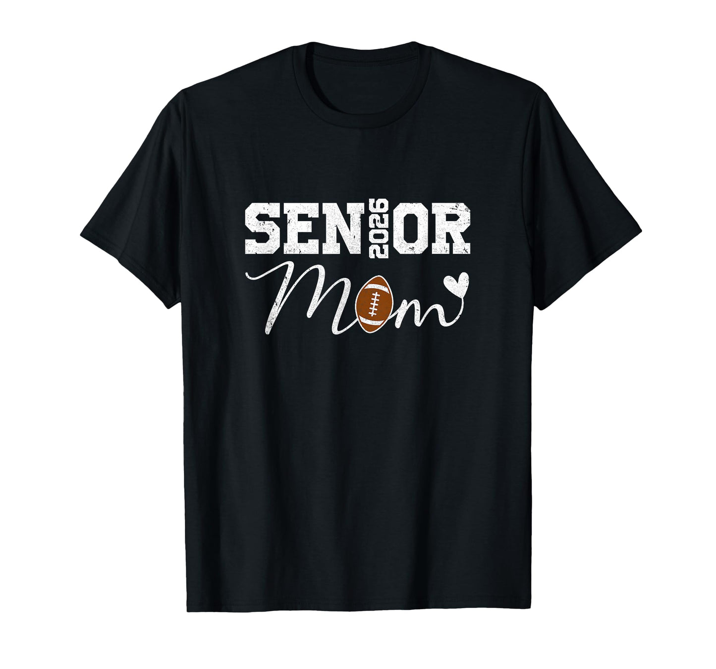 Senior Mom 2026 Football Mommy Class of 2026 Graduation T-Shirt