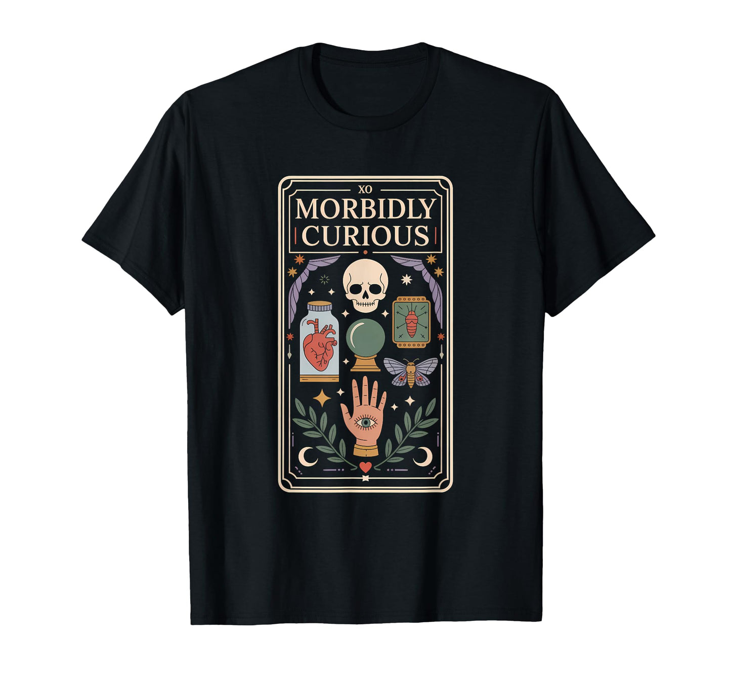 Morbidly Curious Oddities Shirt Gothic Witchy Vibes T-Shirt