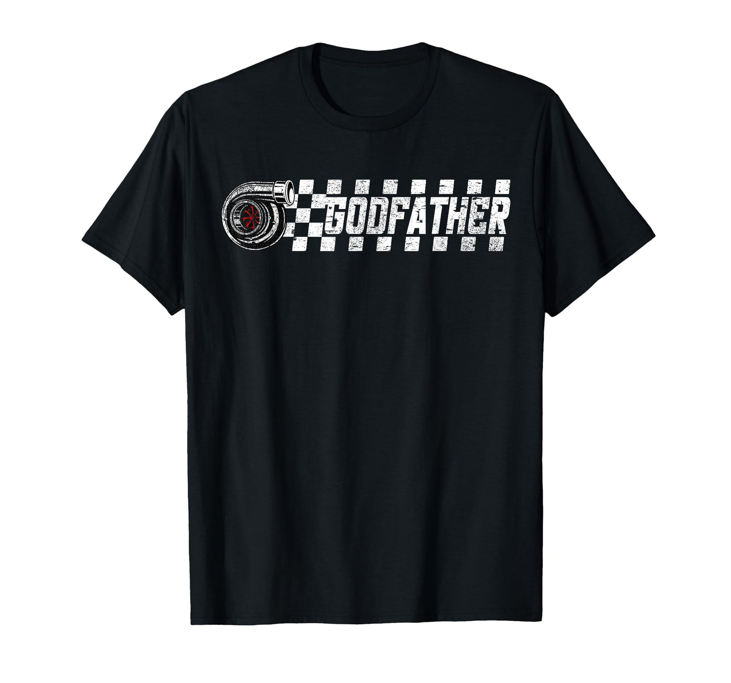 Birthday Party Matching Family Pit Crew Race Car Godfather T-Shirt