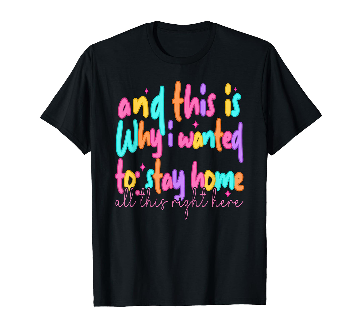and This is Why I Wanted to Stay Home This All This Right T-Shirt