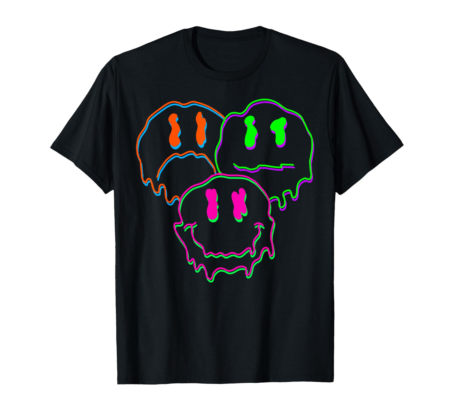 Funny Trippy Vaporwave EDM Rave Festival House Techno Tee T-Shirt