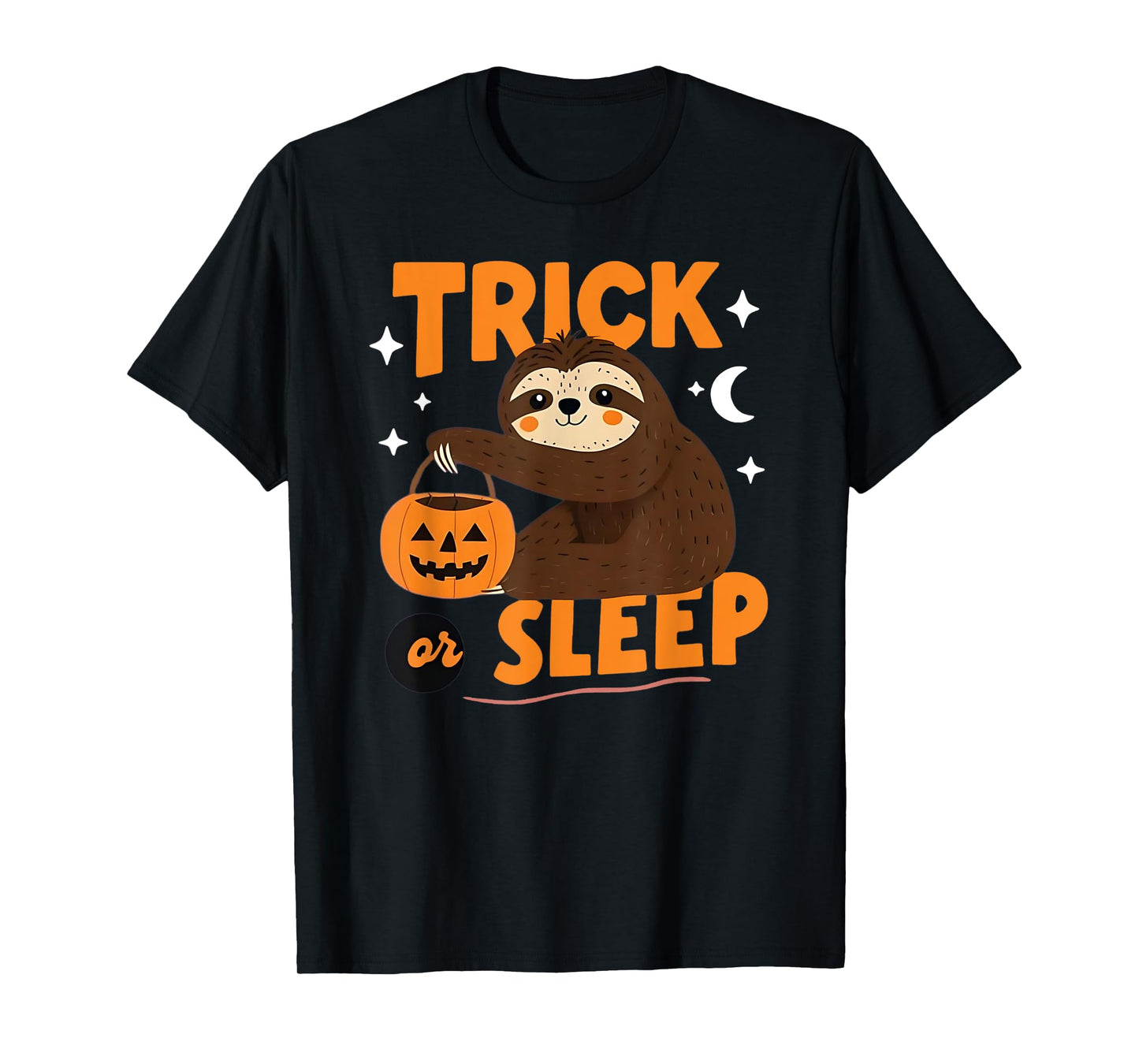 Trick or Sleep Halloween Sloth T-Shirt