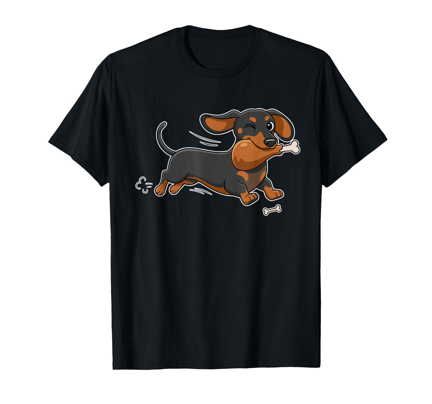 Funny Dachshund Thanksgiving Dog Turkey Leg Holiday T-Shirt