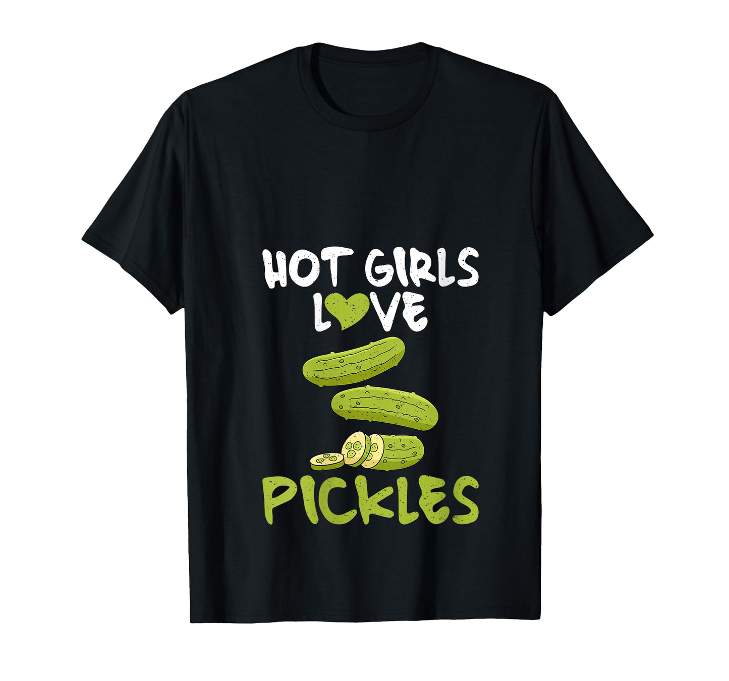 Hot Girls love Pickles V-Neck T-Shirt