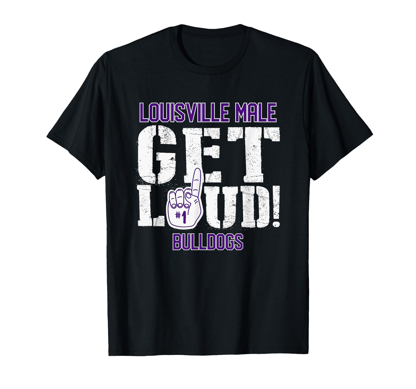 Louisville Male High School GET LOUD Bulldogs T-Shirt
