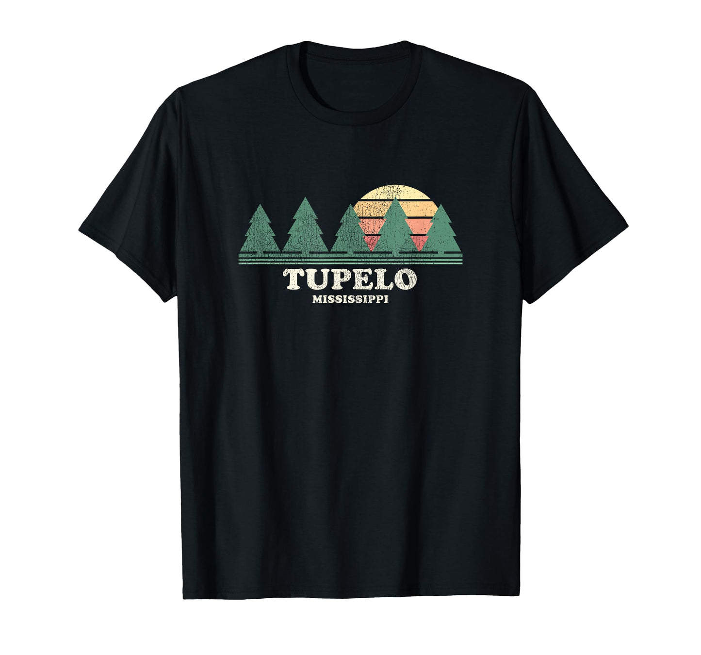 Tupelo MS Vintage Throwback Tee Retro 70s Design T-Shirt
