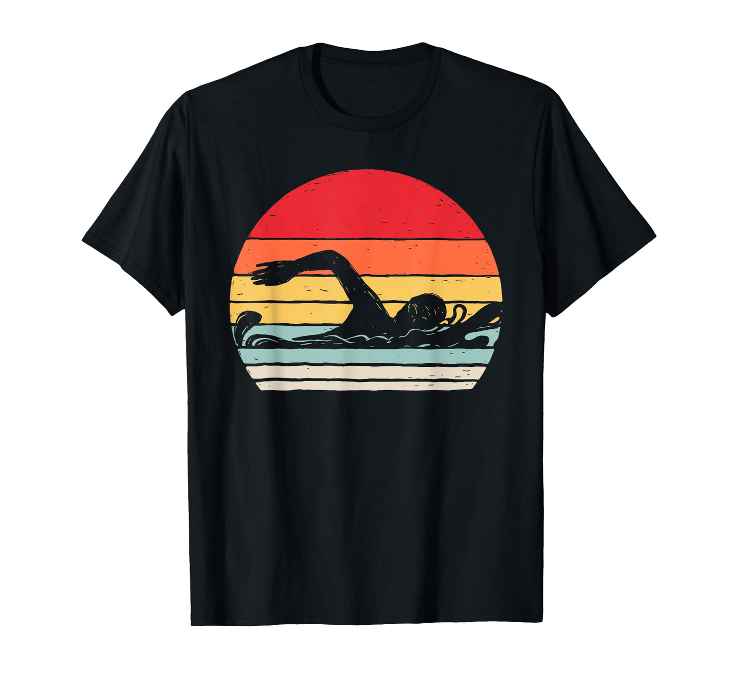 Vintage Retro Swimming Shirt Swimmer Gift T-Shirt