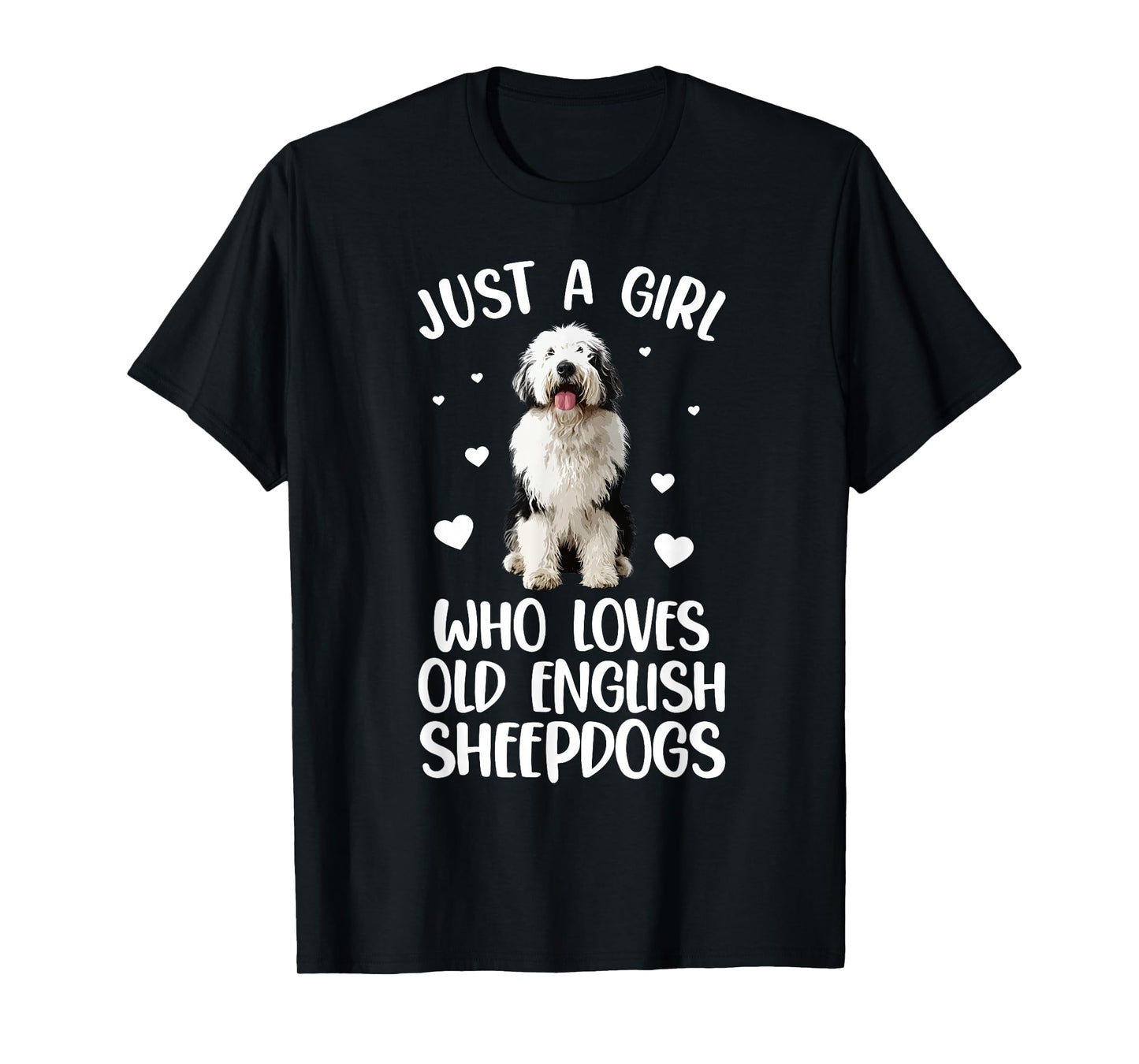 Funny Old English Sheepdog Design For Women Sheepdog Lover T-Shirt