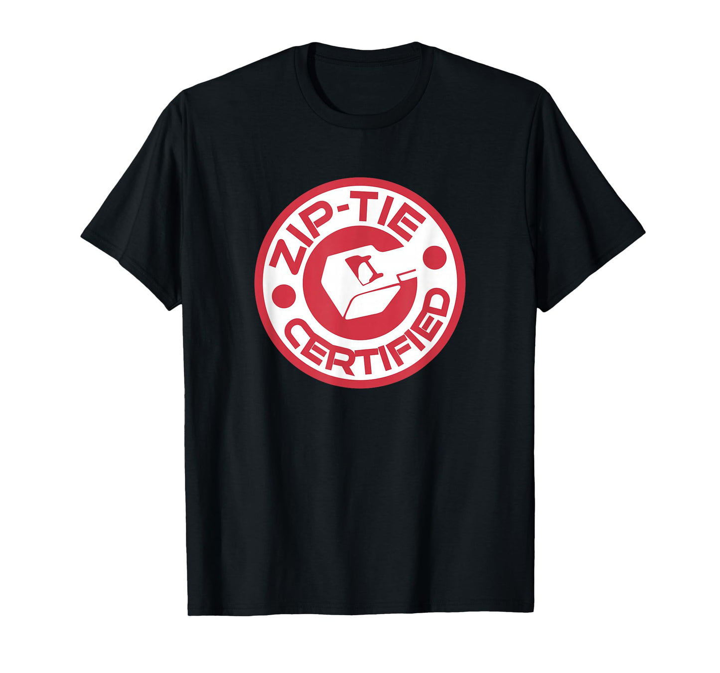Zip Tie Certified ZipTie Technician Fix It Man Jimmy Rigging T-Shirt