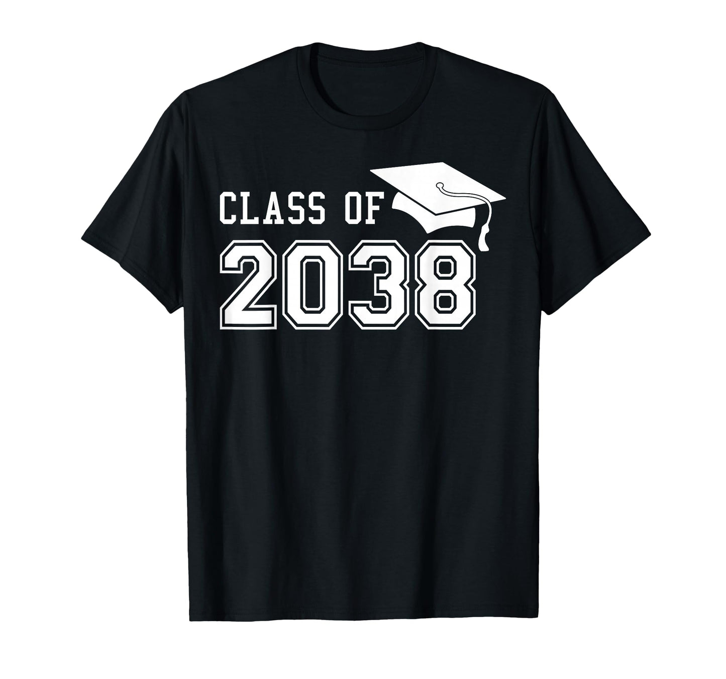 Class of 2038 Grow With Me First Day of School Graduation T-Shirt