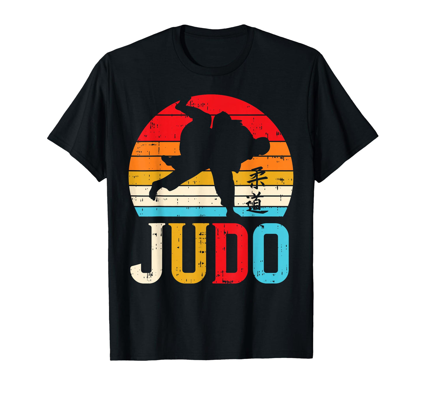 Judo Throw Retro Japanese Martial Arts Judoka Fighter Gift T-Shirt