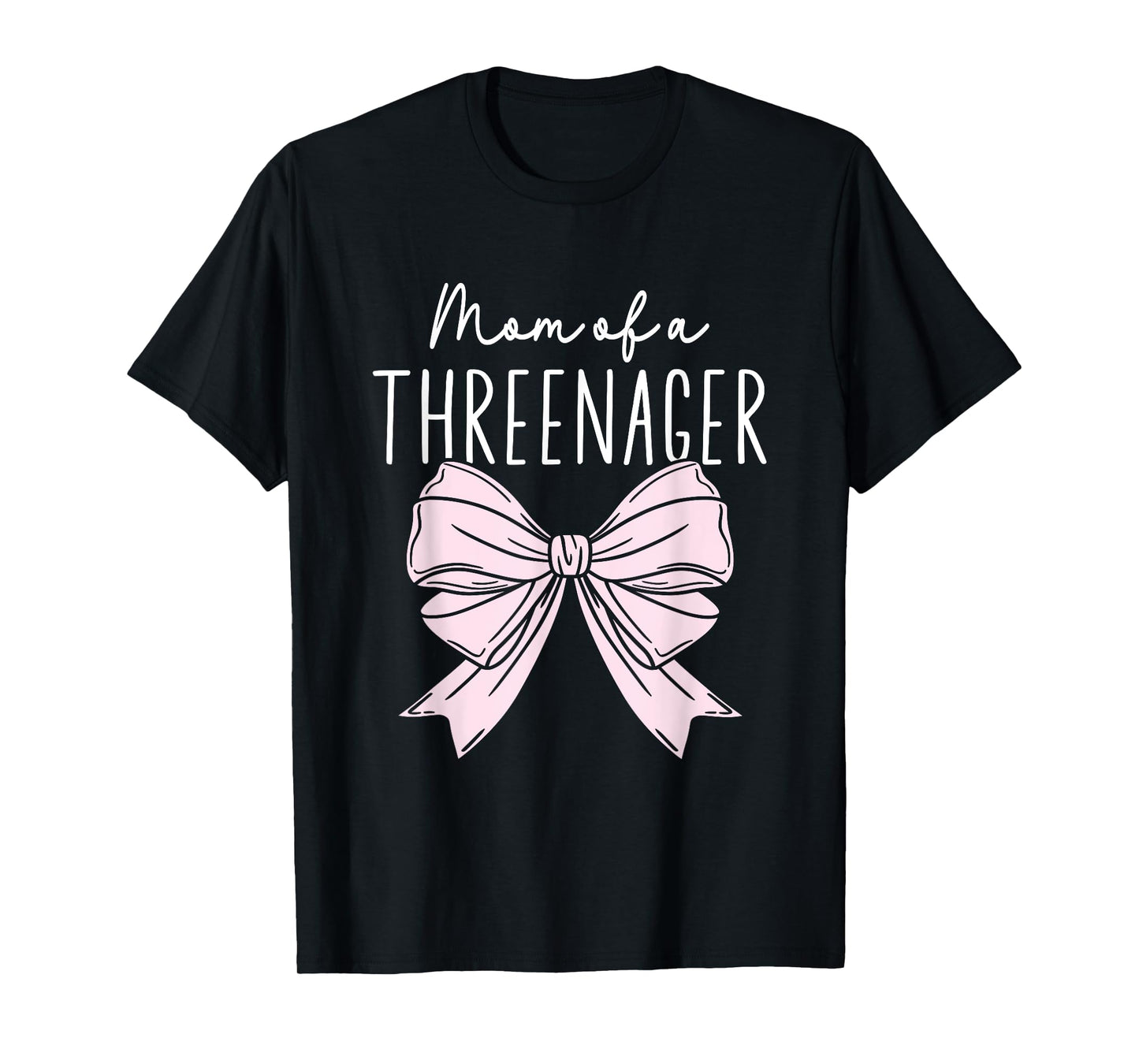Mom Of A Threenager Girl Birthday 3 Years T-Shirt