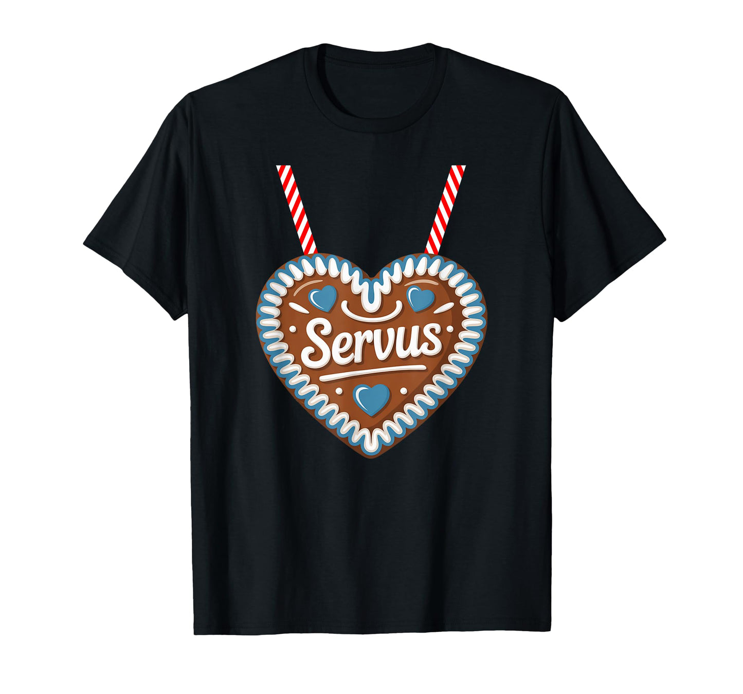 Gingerbread Heart Servus German T-Shirt