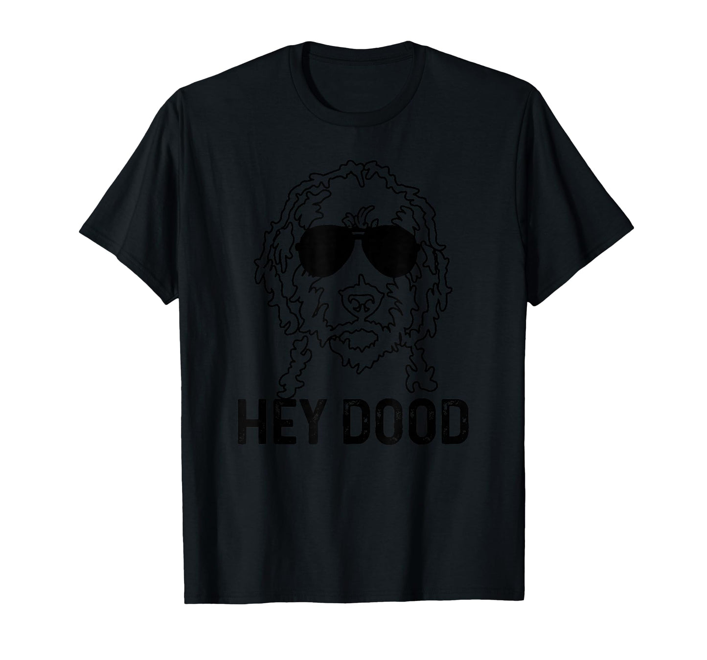 Goldendoodle Hey Dood Funny Labradoodle Golden Doodle Dog T-Shirt