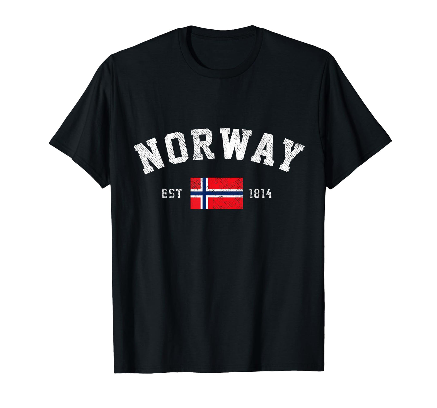 Norway Est. 1814 Norwegian Flag Independence Day T-Shirt