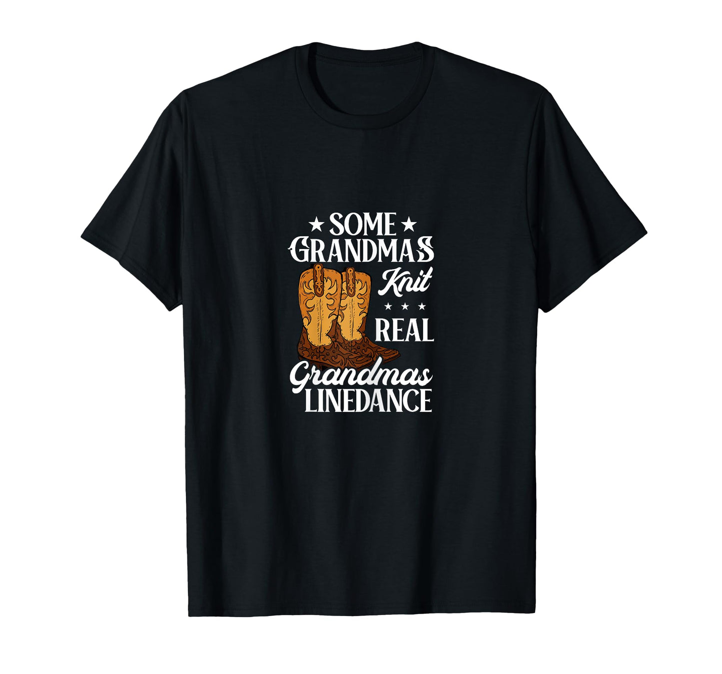 Line Dancing Some Grandmas Knit Real Grandmas Line Dance T-Shirt