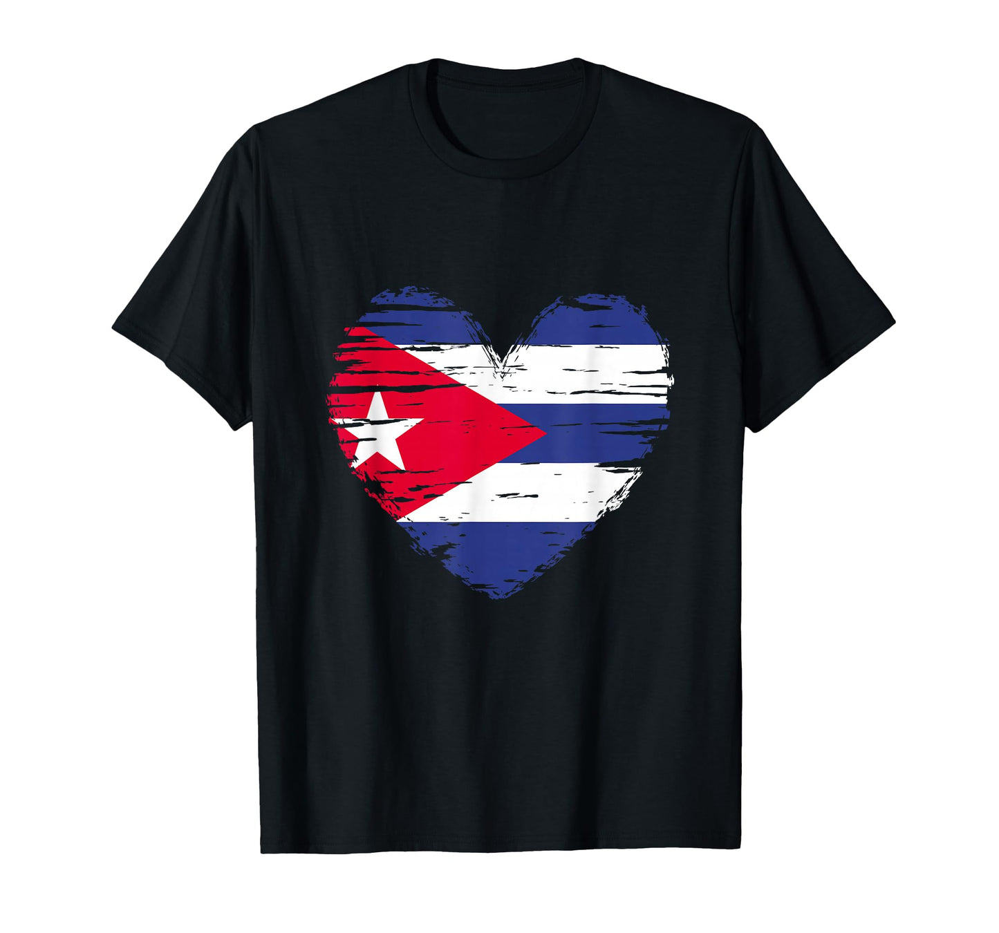 Cuba Heart Cuban Flag Cuban Pride T-Shirt