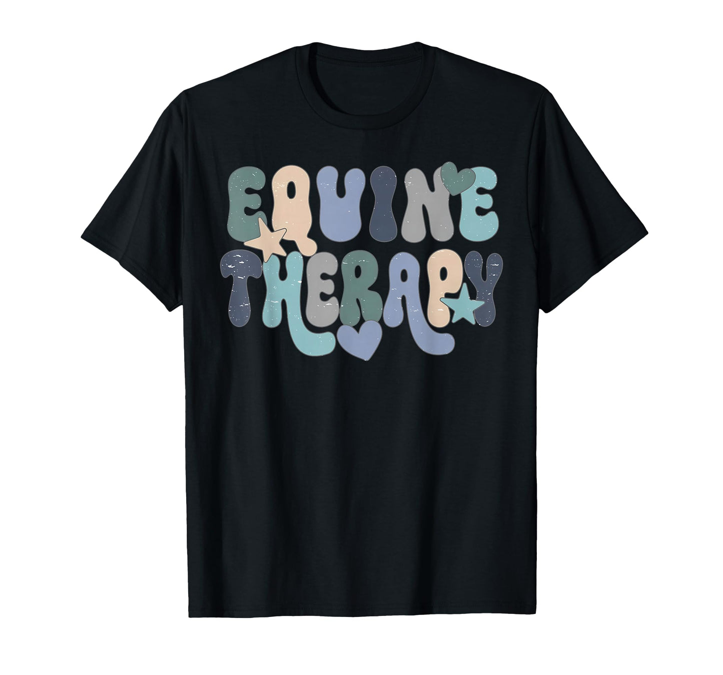 Vintage Equine Therapy Therapeutic Riding Instructor Horse T-Shirt