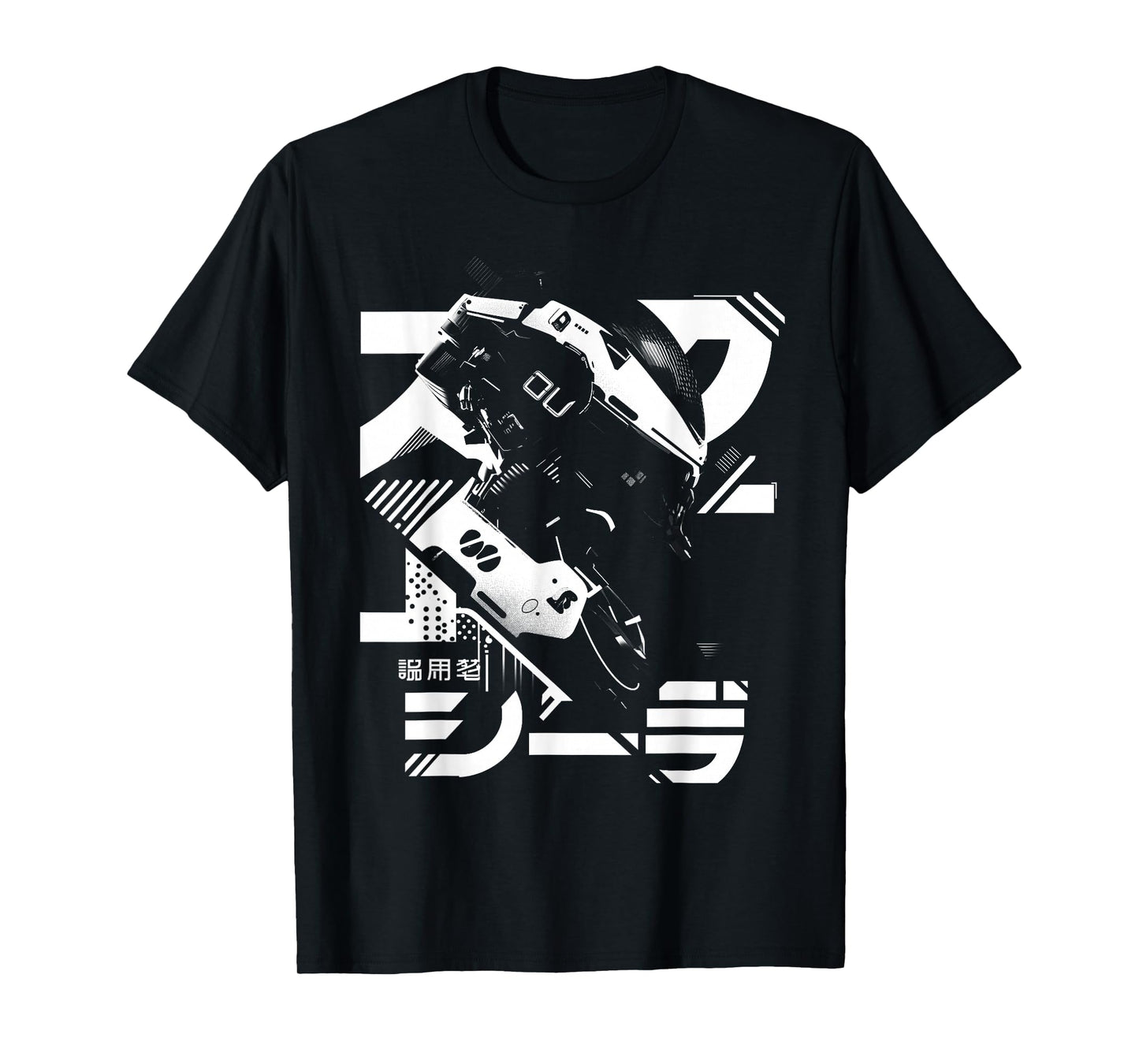 Futuristic Techwear Japanese Cyberpunk Harajuku Anime Manga T-Shirt