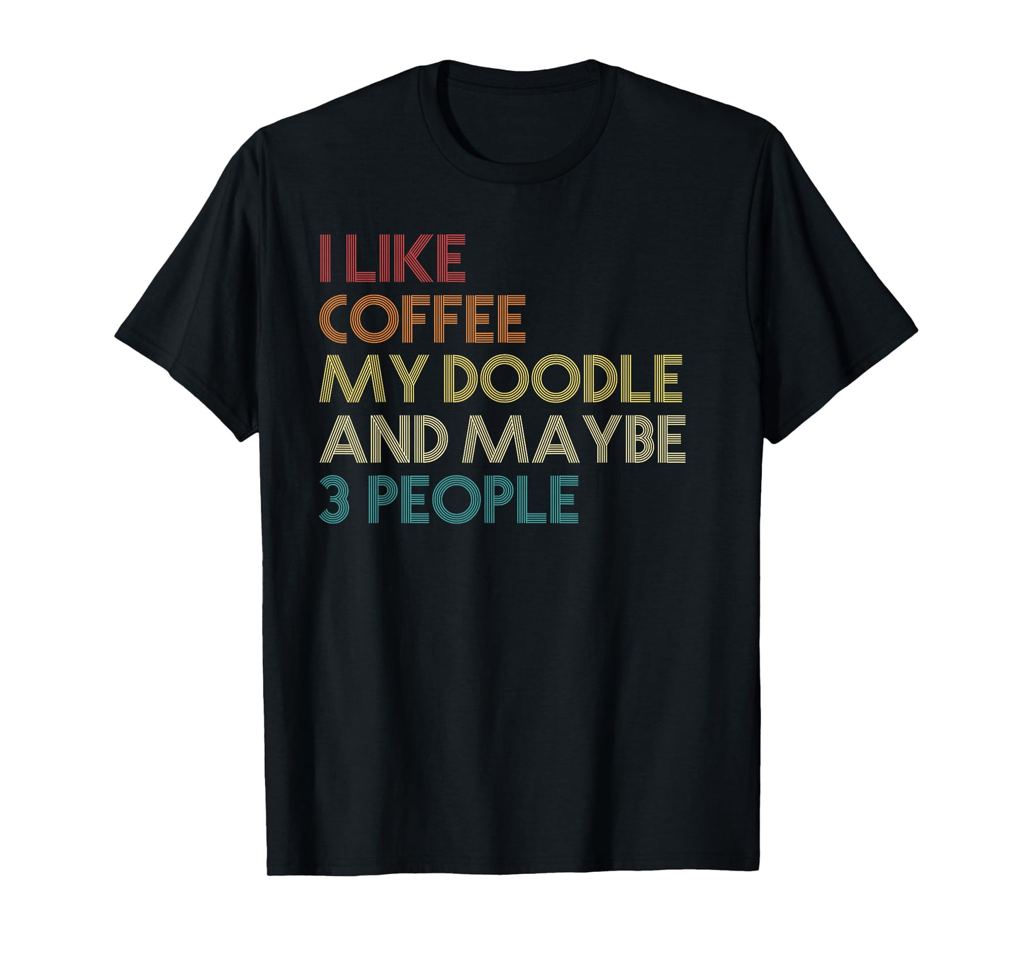 Goldendoodle Dog Owner Coffee Lovers Vintage Retro T-Shirt