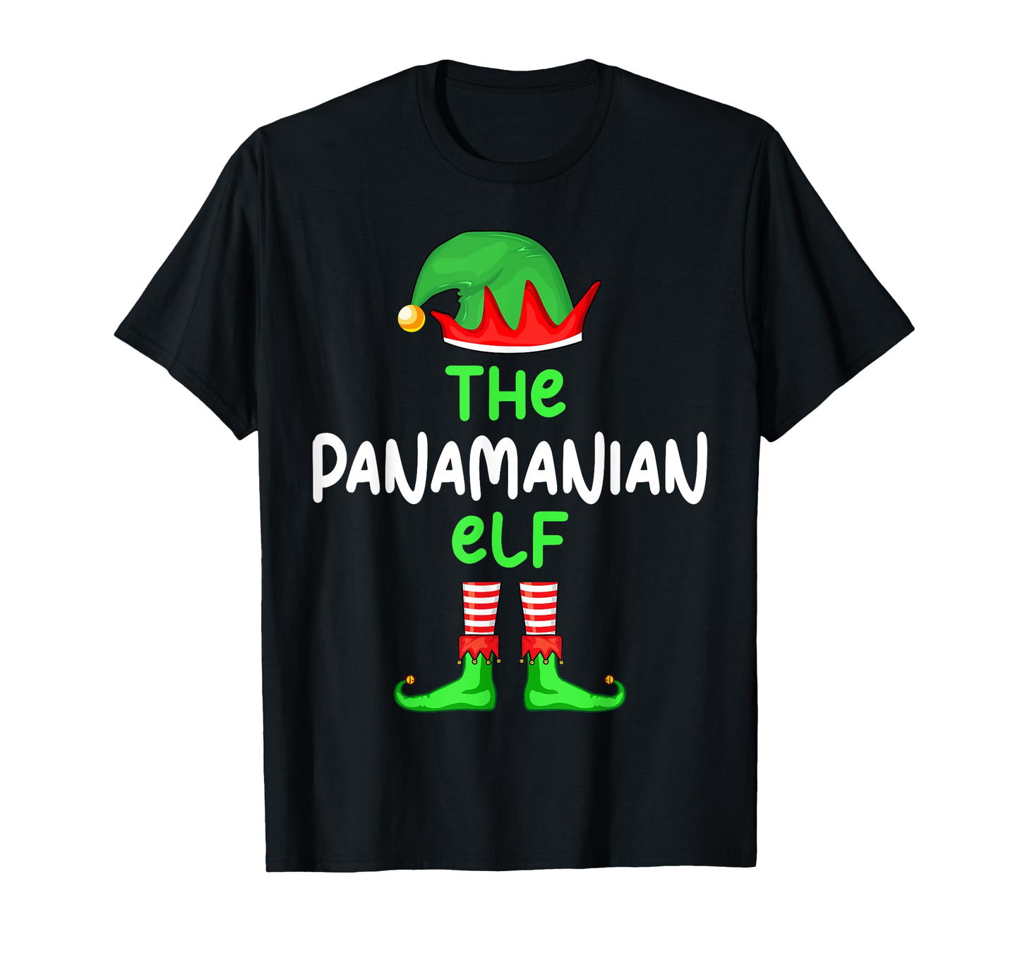 I'm The Panamanian Elf Panama Christmas Funny Pajama T-Shirt