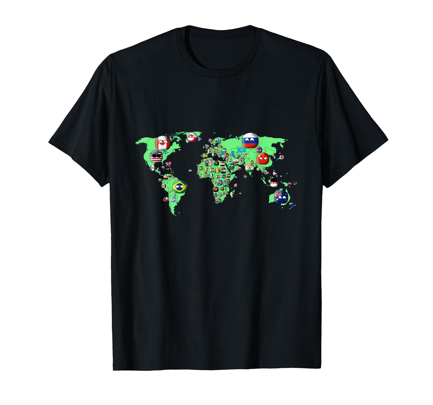 Countryballs world map T-Shirt