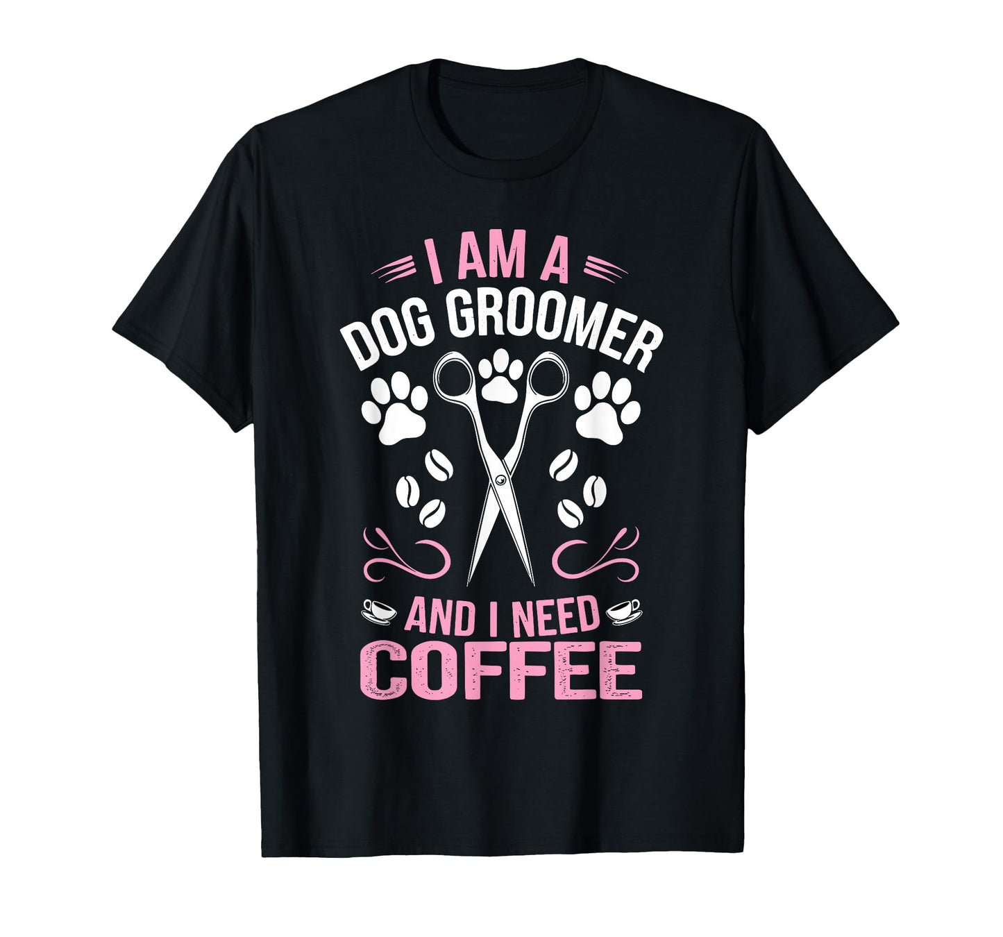 Cool Dog Groomer Art for Men Women Dog Grooming Pet Groomer T-Shirt