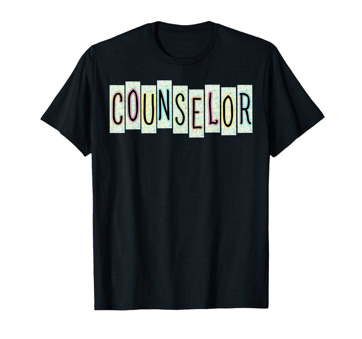 School Counselor Flower Counseling Teacher Appreciation T-Shirt