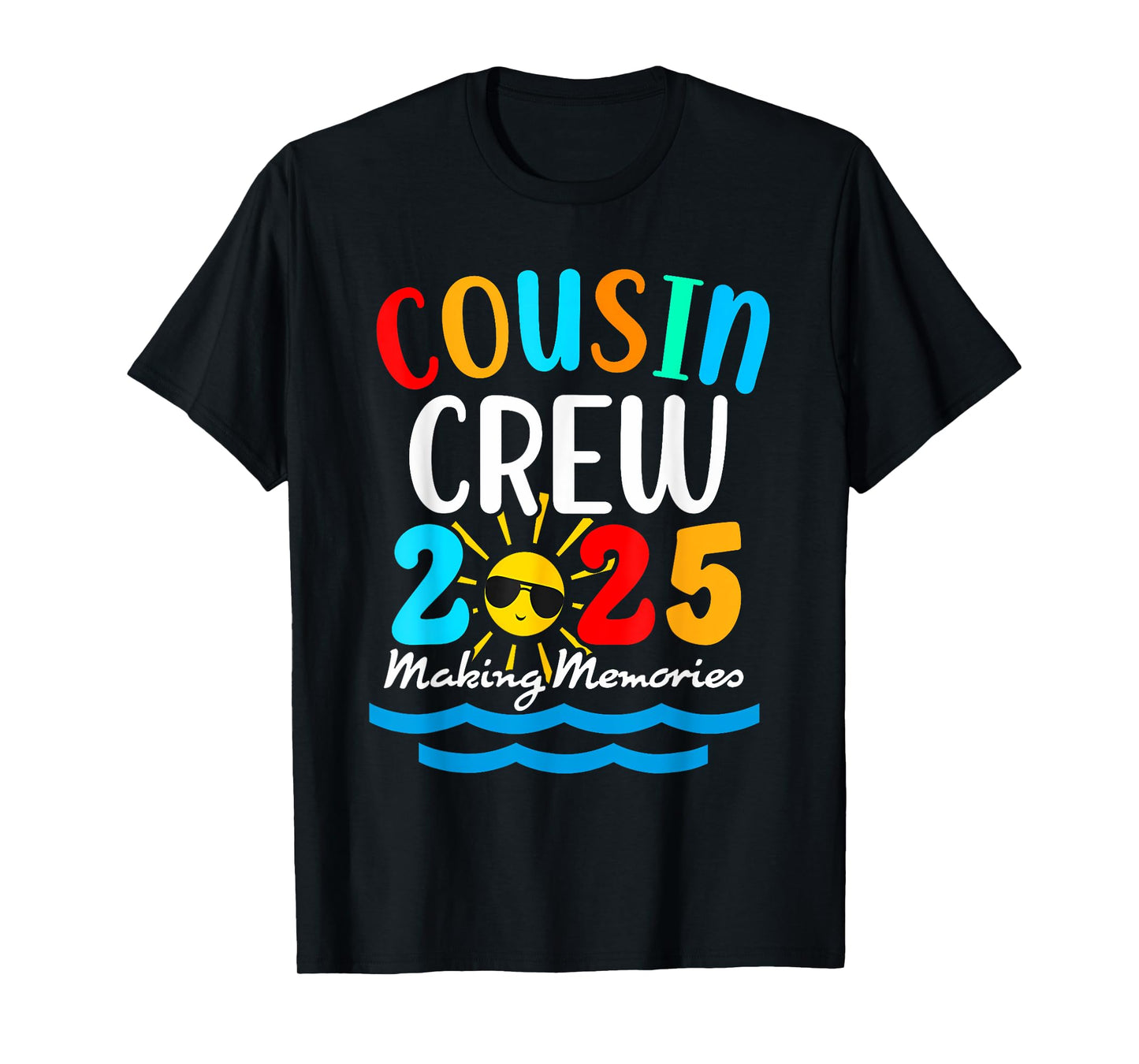 Cousin crew 2025 Summer Vacation Beach Family Trips Matching T-Shirt
