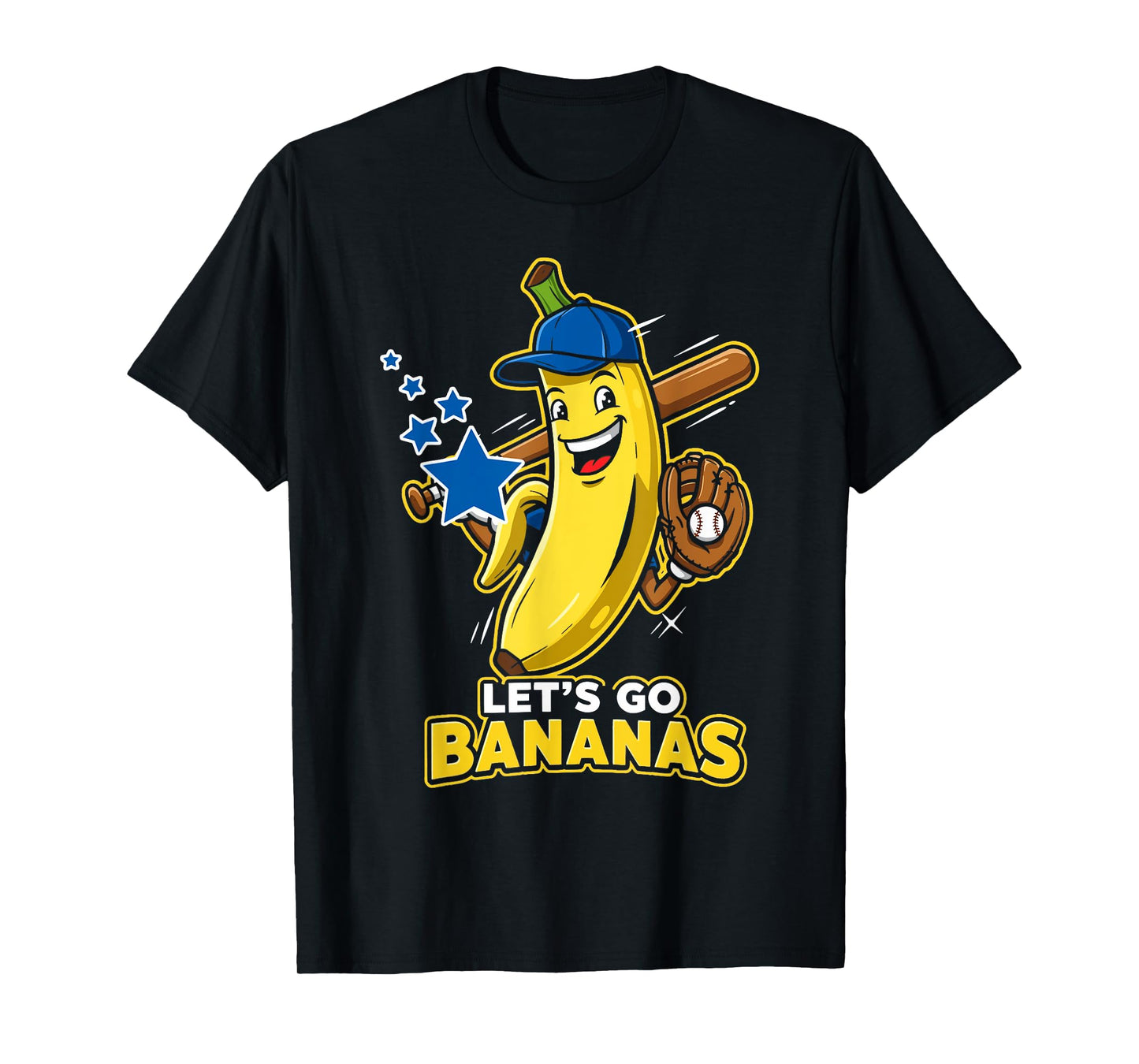 Funny Banana Shirts Gift Fruit Lovers Boys Lets Go Bananas T-Shirt