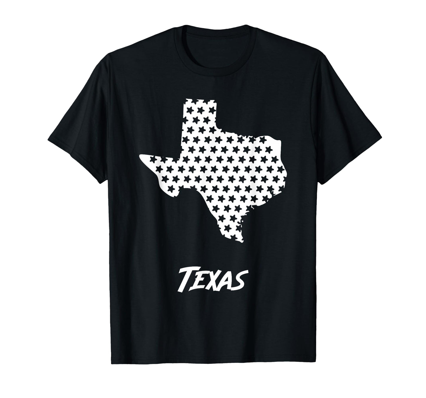 Texas USA State Outline Stars Vintage Retro Design T-Shirt