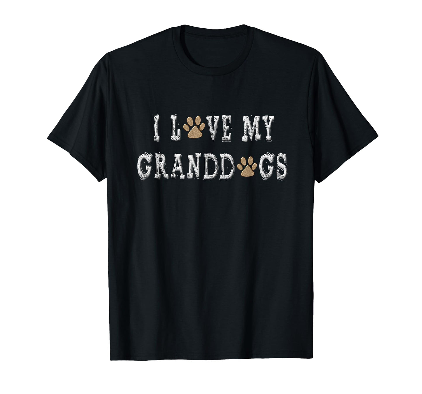 I Love My Granddogs Shirt Dog Grandpa Shirt Dog Grandma Gift T-Shirt for Men Women