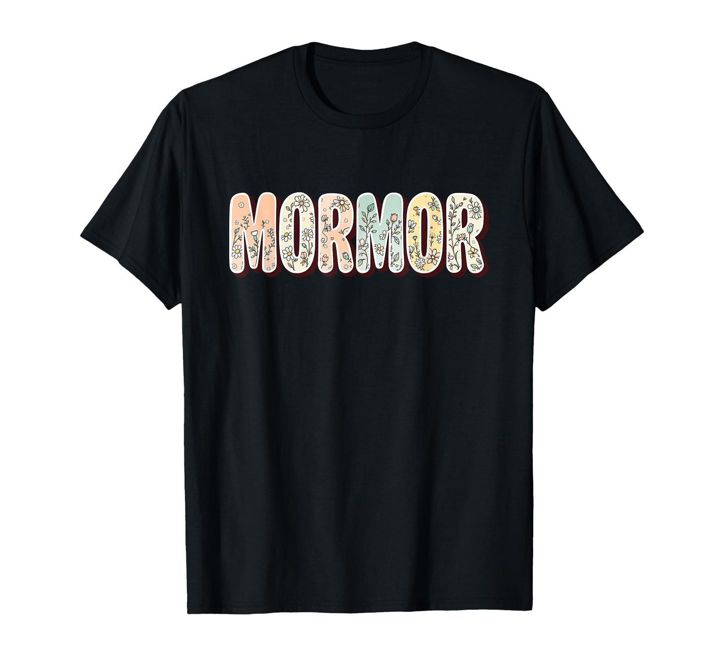 Wildflowers Mormor Floral Mother's Day Mormor T-Shirt