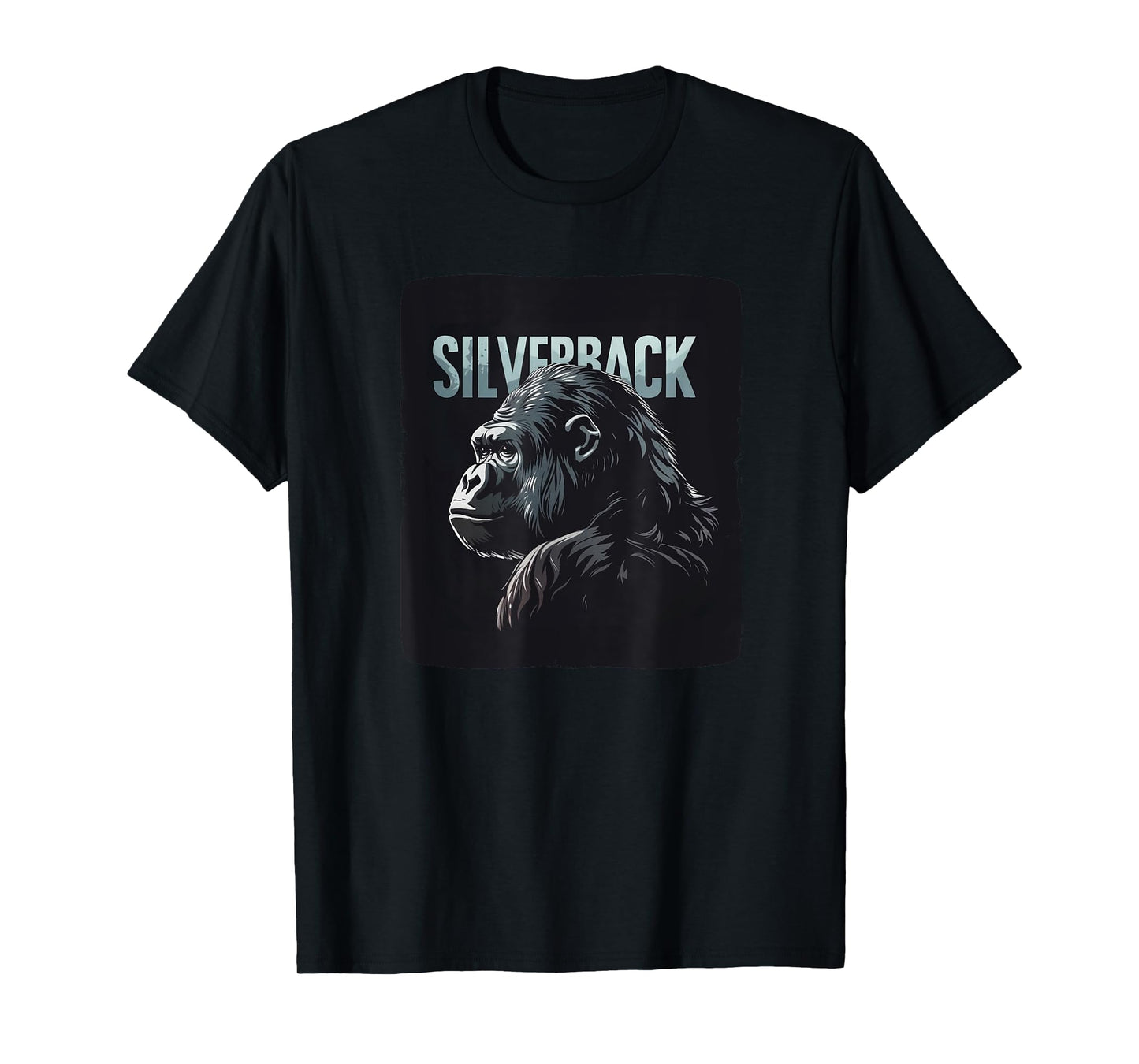 Strength in the Wild with Silverback Monkey Graphic T-Shirt