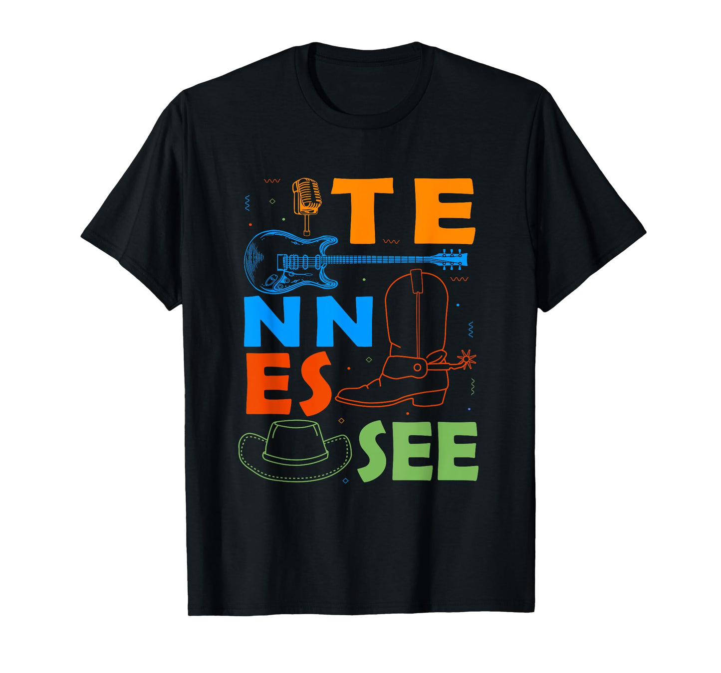 Tennessee Country Music Lover Souvenir Men Tennessee T-Shirt