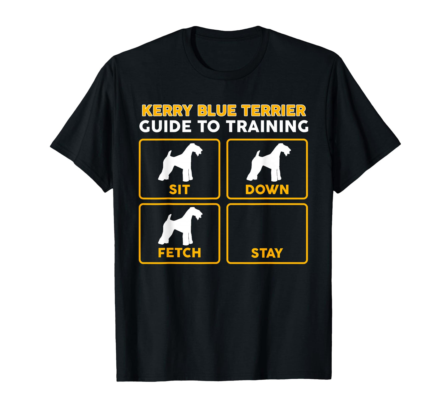 Kerry Blue Terrier T-Shirt | Funny Guide To Training T-Shirt